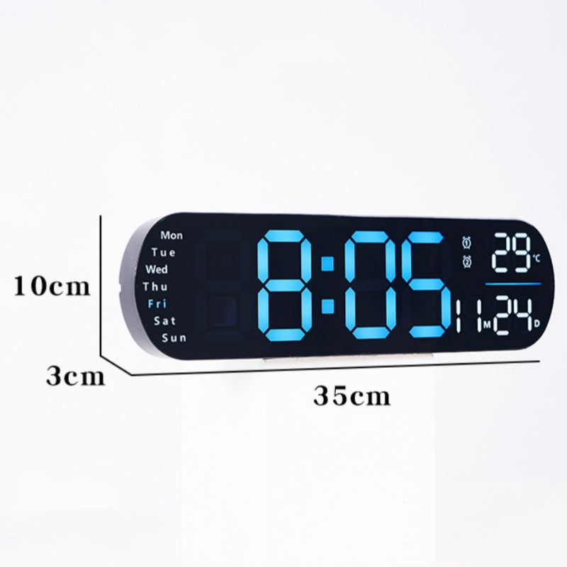 Multifunctional Decorative LED Digital Wall Clock
