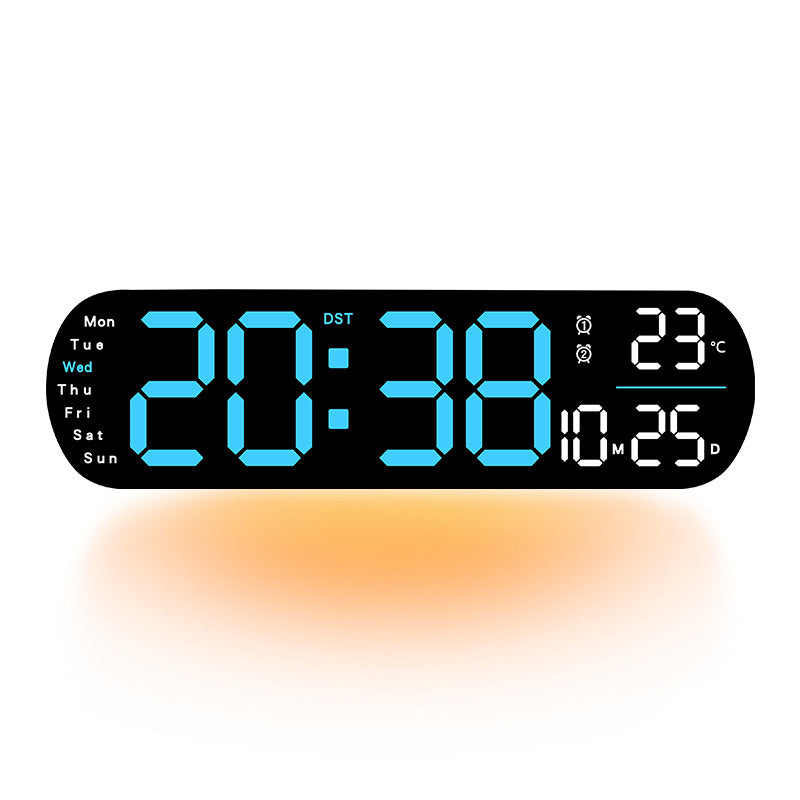 Multifunctional Decorative LED Digital Wall Clock