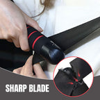Multifunctional 3-in-1 car door safety handle