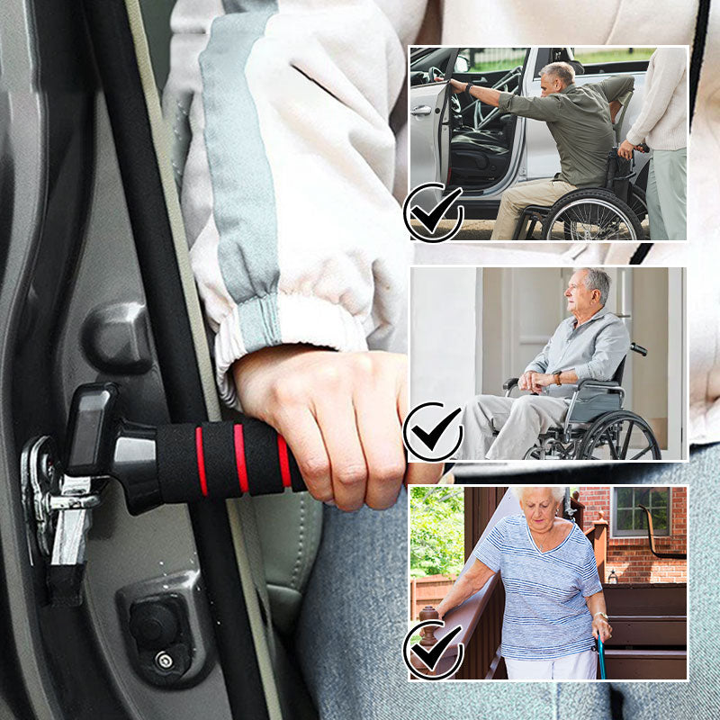Multifunctional 3-in-1 car door safety handle