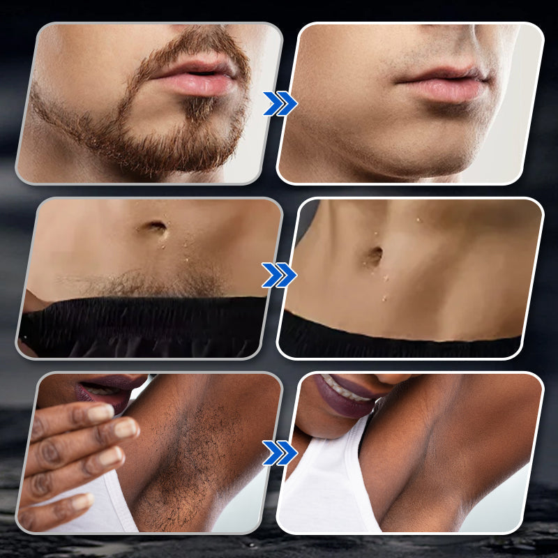 Futuristic transparent mini electric smooth shaver