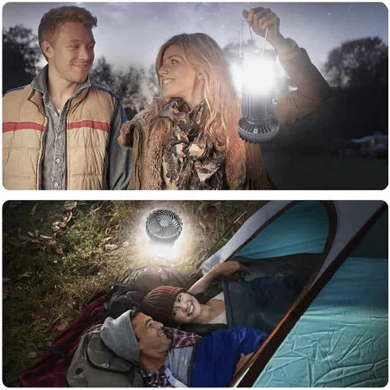 LuxeSolar Aventura 2 in 1 | Solar light and portable fan for outdoor adventures