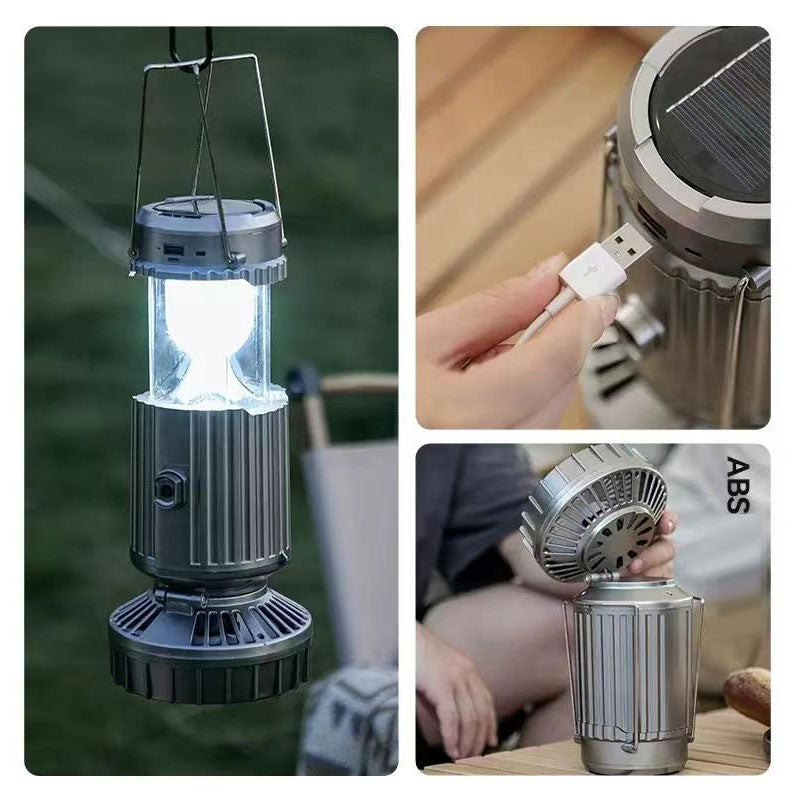 LuxeSolar Aventura 2 in 1 | Solar light and portable fan for outdoor adventures