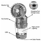 LuxeSolar Aventura 2 in 1 | Solar light and portable fan for outdoor adventures