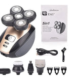 5-in-1 multifunctional 4D electric shaver