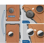 Pop Up aluminum bag Money Clip Slim Leather Slots Credit Card Holder RFID Blocking Bifold Minimalist Wallet