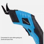 Portable, rechargeable, handheld electric scissors