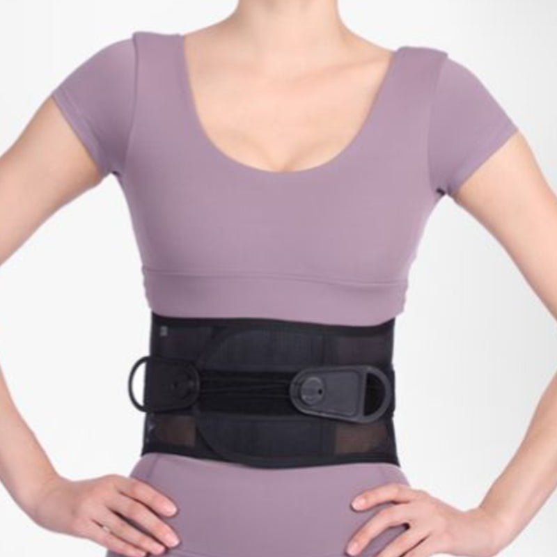 Adjustable back support belt for lower back
