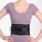 Adjustable back support belt for lower back
