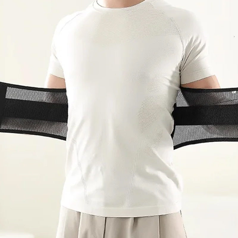 Adjustable back support belt for lower back