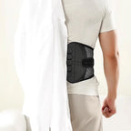 Adjustable back support belt for lower back