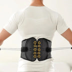 Adjustable back support belt for lower back