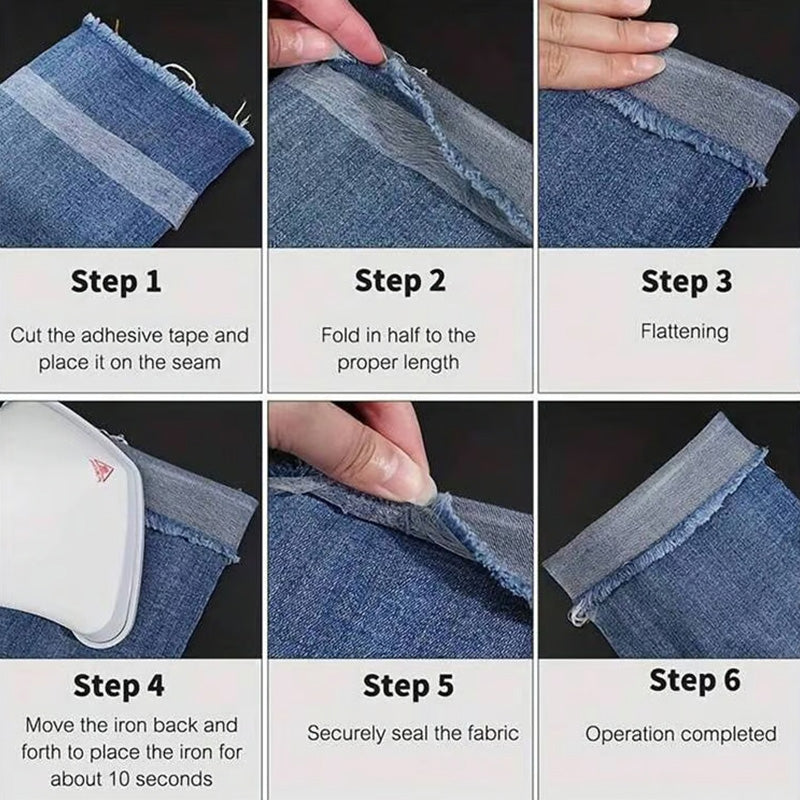 Double-sided tape for sewing and DIY