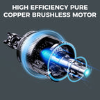 Electric pruning shears for the garden with battery & charger