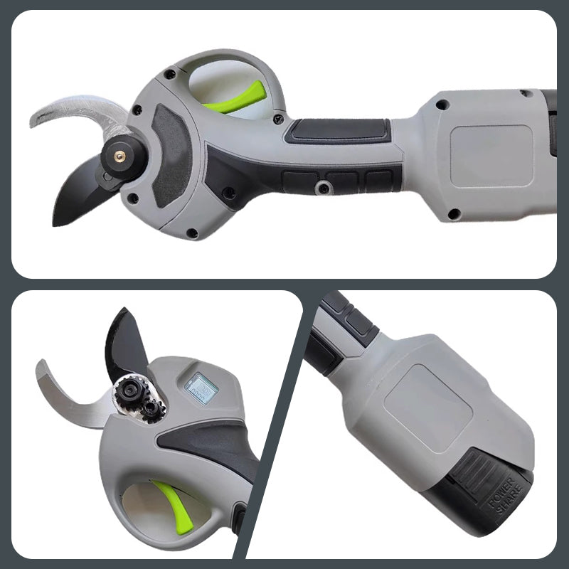 Electric pruning shears for the garden with battery & charger