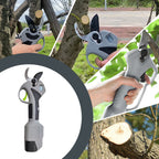 Electric pruning shears for the garden with battery & charger