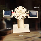 Creative models of artificial satellites in space