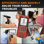 Multifunctional handheld metal and wall detector