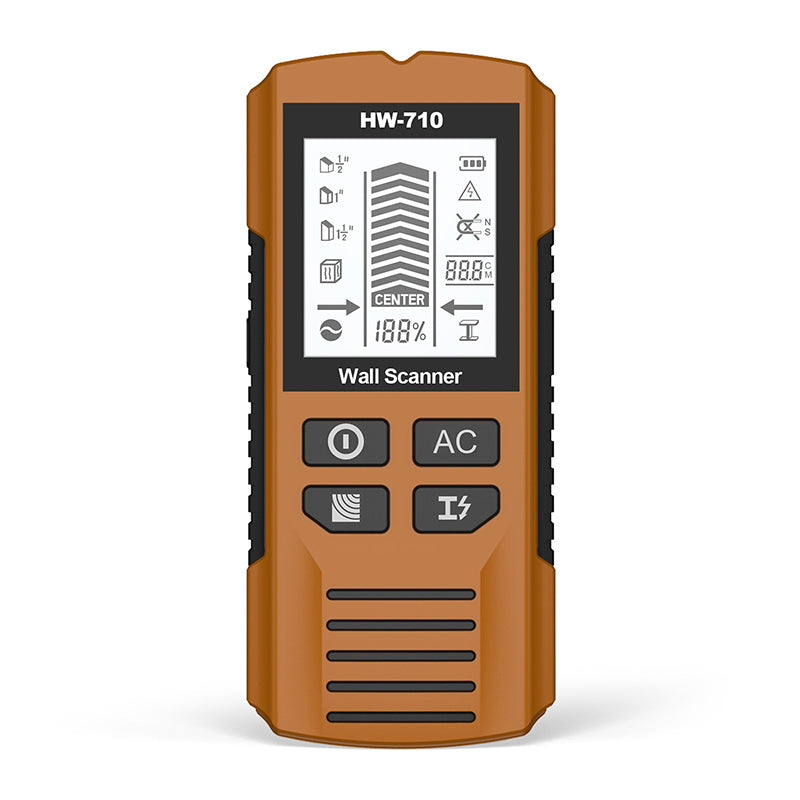 Multifunctional handheld metal and wall detector