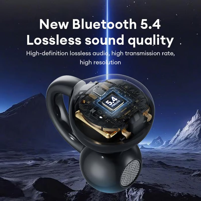 Bluetooth Clip On Earphones - Wireless Freedom Music on the Go Stylish and Practical