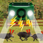 Solar Animal Repellent Device | Flashing LED & Sound Alarm | Outdoor Weather-Resistant