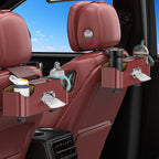 Universal napkin box with hooks for the back seat
