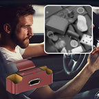 Universal napkin box with hooks for the back seat