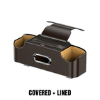 Universal napkin box with hooks for the back seat