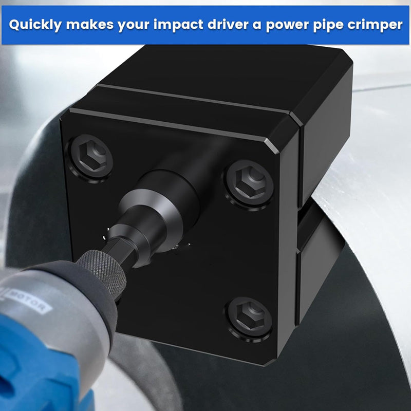 Pipe tool with impact-assisted power