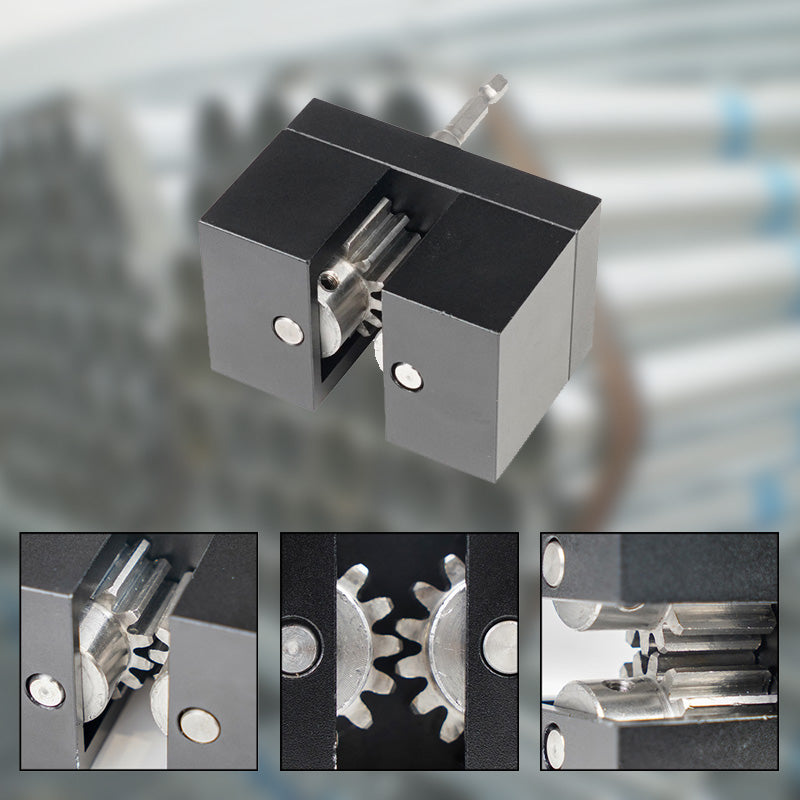 Pipe tool with impact-assisted power