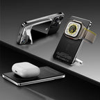 LuxuraTech Dual-Mode Magnetic Power Bank | Versatile charging solution with integrated stand for ultimate convenience