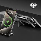 LuxuraTech Dual-Mode Magnetic Power Bank | Versatile charging solution with integrated stand for ultimate convenience