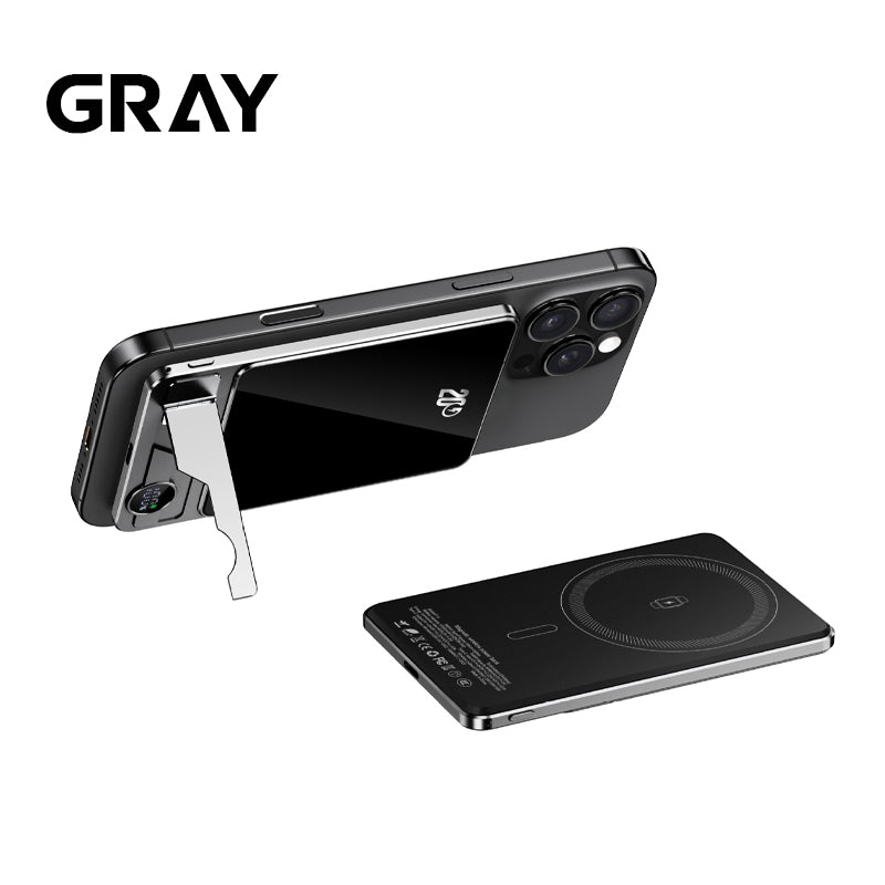 Magnetic power bank with two modes and stand
