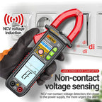 Intelligent voice-controlled clamp multimeter tester