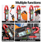 Intelligent voice-controlled clamp multimeter tester