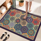Bohemian Geometric Doormat for the Entrance