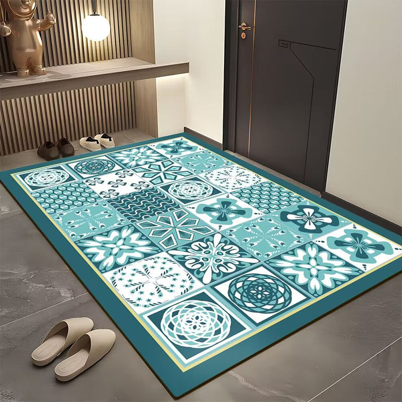 Bohemian Geometric Doormat for the Entrance