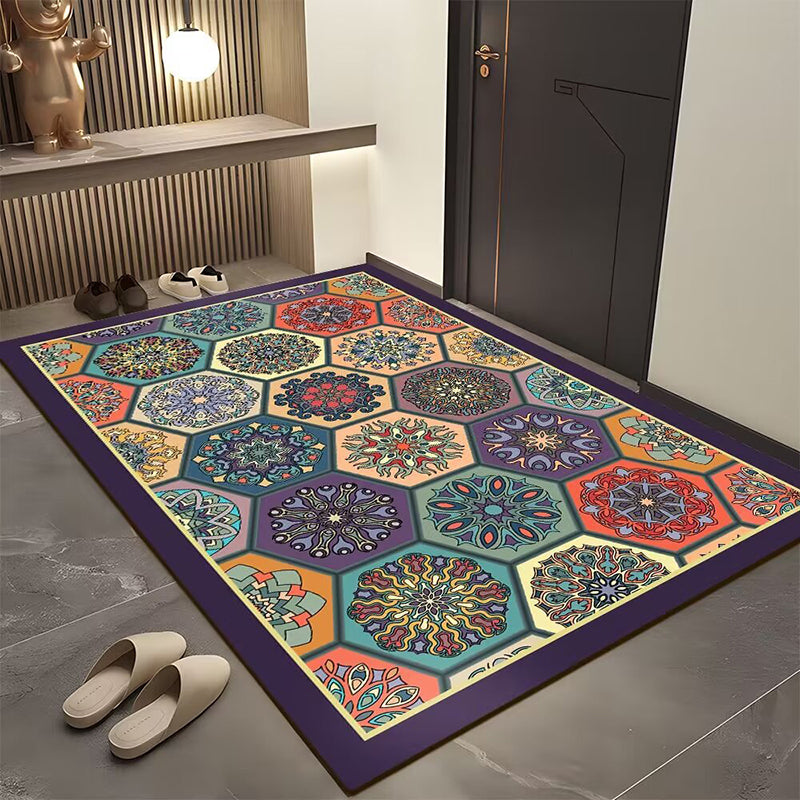 Bohemian Geometric Doormat for the Entrance