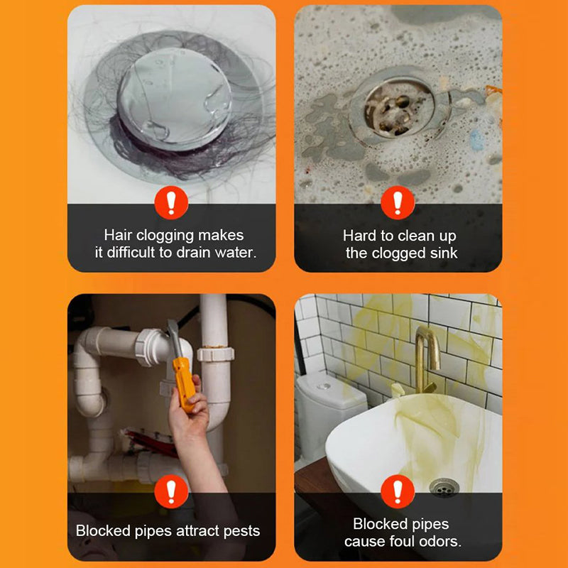 Powerful drain cleaner with multiple uses