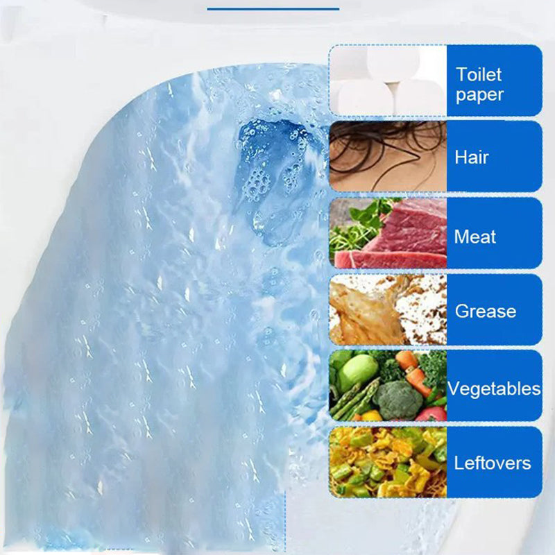 Powerful drain cleaner with multiple uses