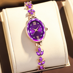 Elegant, water-repellent quartz watch for women