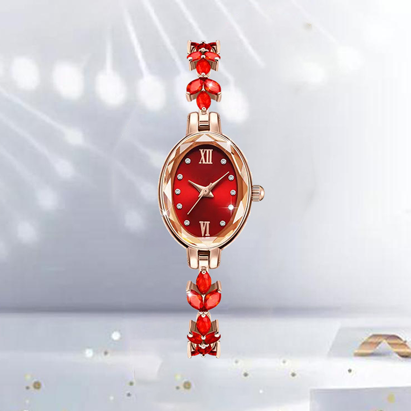 Elegant, water-repellent quartz watch for women