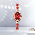 Elegant, water-repellent quartz watch for women