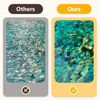 Clip-On polarizing filter for mobile phones
