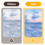Clip-On polarizing filter for mobile phones