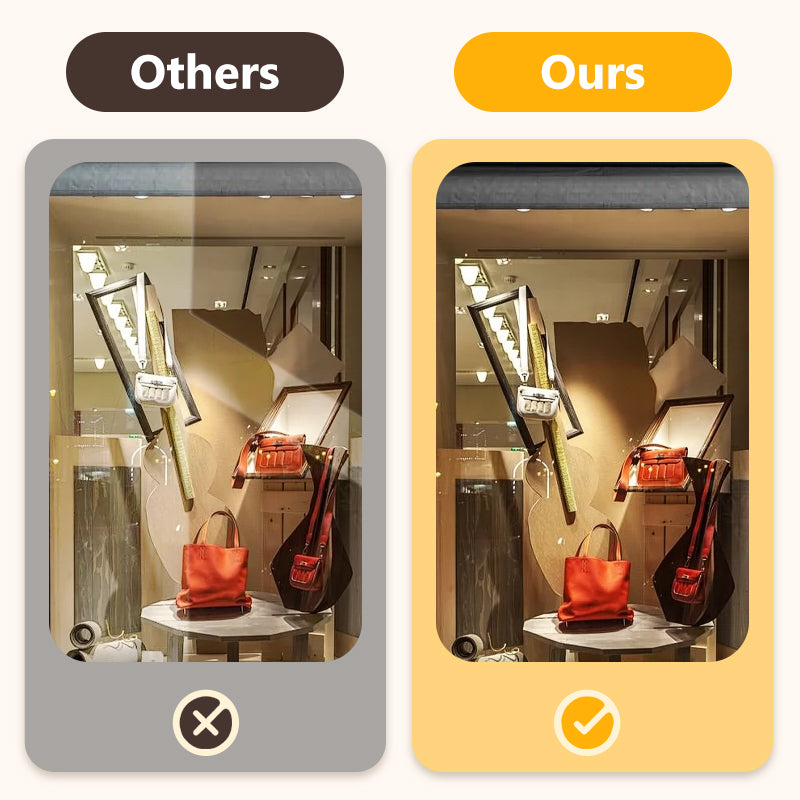 Clip-On polarizing filter for mobile phones