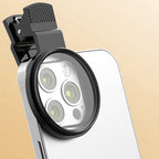 Clip-On polarizing filter for mobile phones