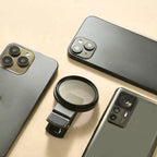 Clip-On polarizing filter for mobile phones