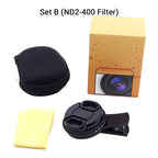 Clip-On polarizing filter for mobile phones