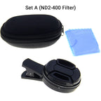 Clip-On polarizing filter for mobile phones